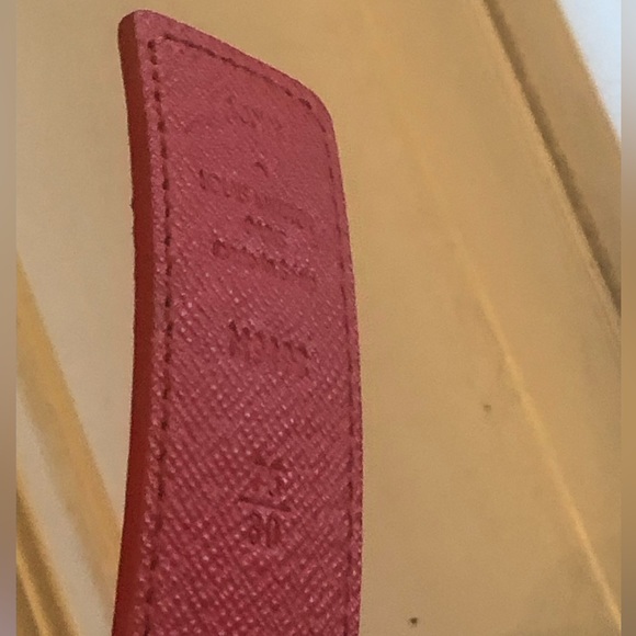 Louis Vuitton Monogram Red Reversible Women’s Belt - Picture 5 of 5